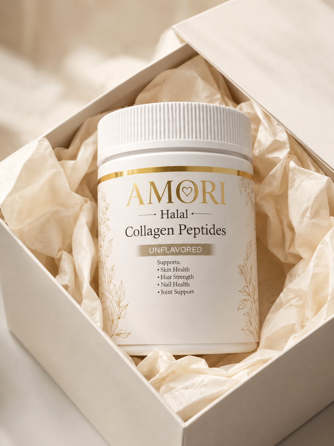 Amori Halal Collagen Peptides — Unflavored